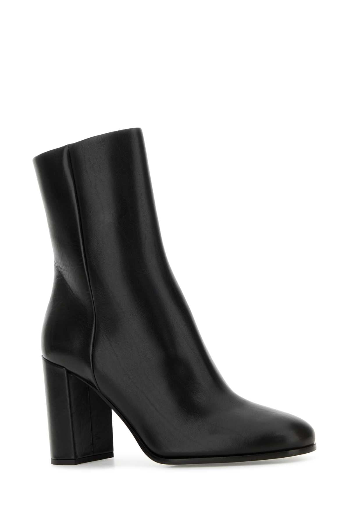 PRADA Leather Ankle Boots with Zip for Women - Banlieue91 -