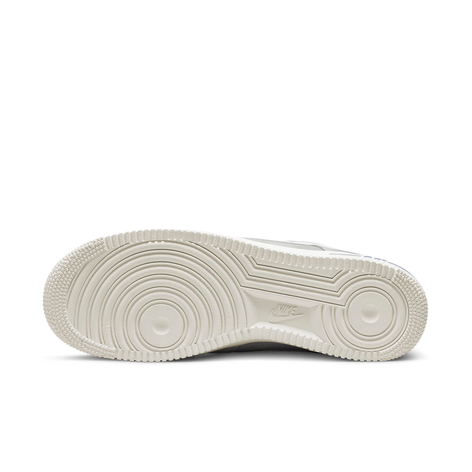 Side profile of Nike Air Force 1 Low 'Athletic Club White', highlighting the dynamic design and Nike Athletic Club patch on the insoles.