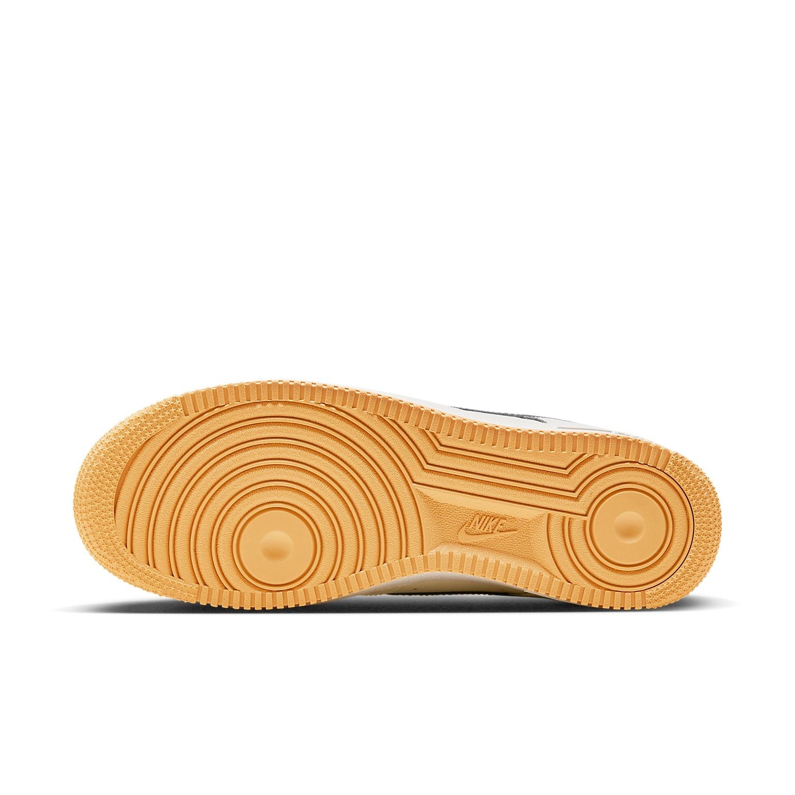 Air Force 1 '07 LV8 'Sail Tan Black' sneakers showcasing a stylish white, yellow, and black colorway, perfect for lifestyle wear.