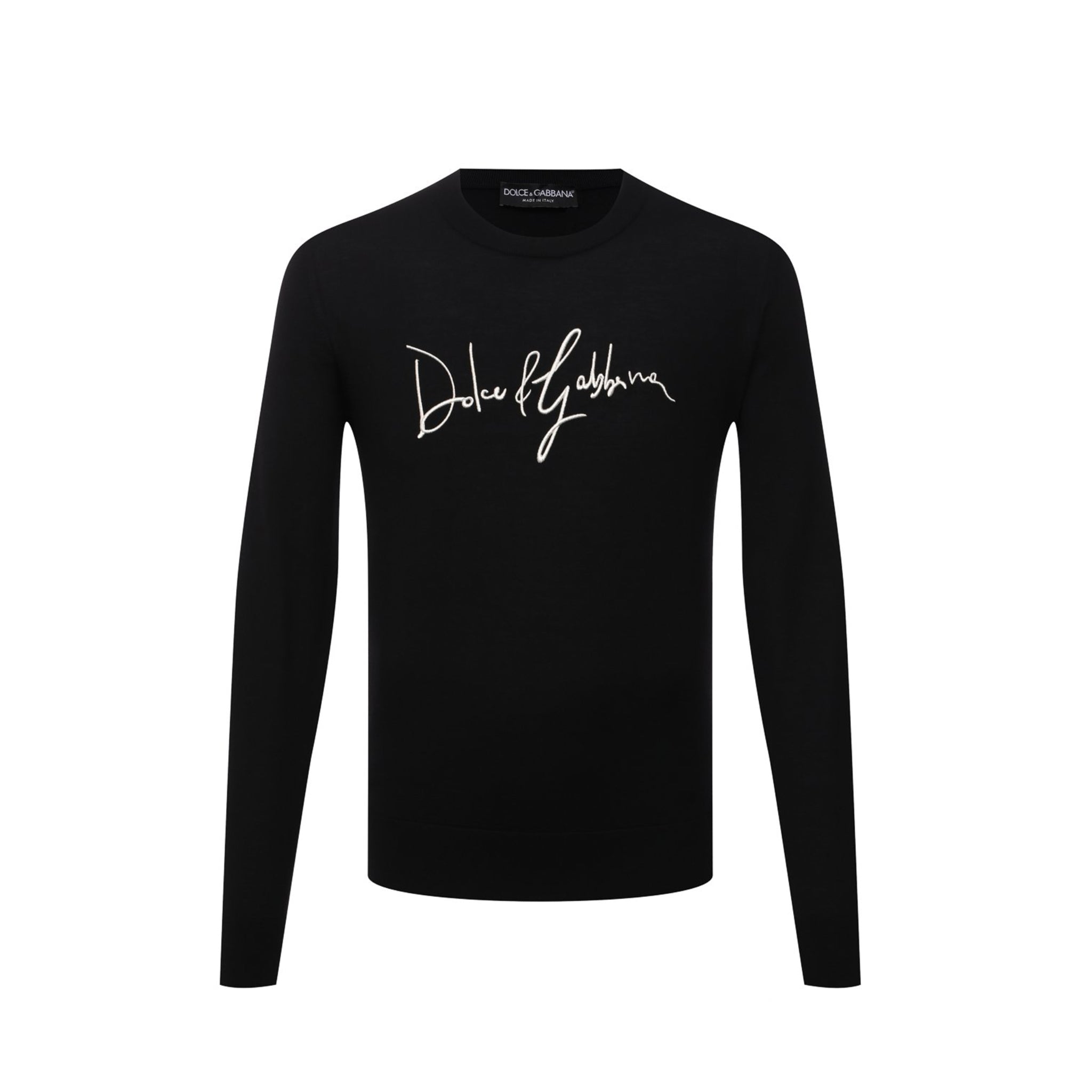 Dolce & Gabbana Logo Embroidered Wool Sweater - Banlieue91 -