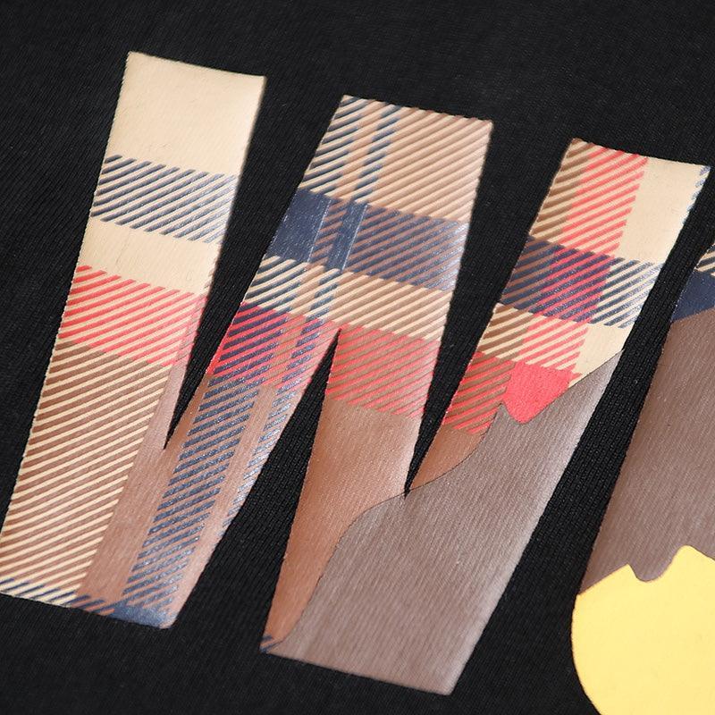 Bathing Ape Black World Gone Mad T-Shirt without Collar - Banlieue91