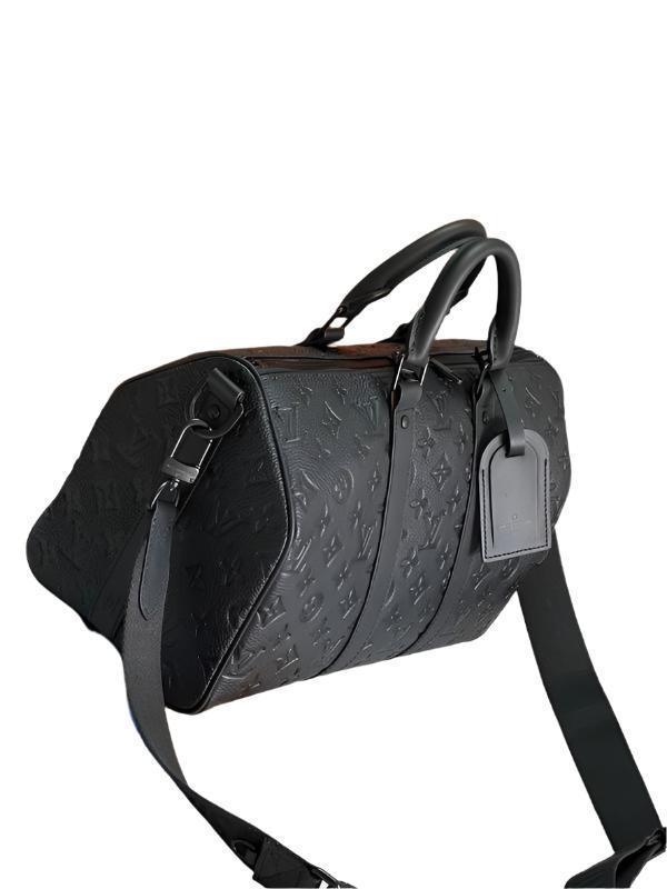 Louis Vuitton LV Keepall 35 monogram Black For Men - Banlieue91