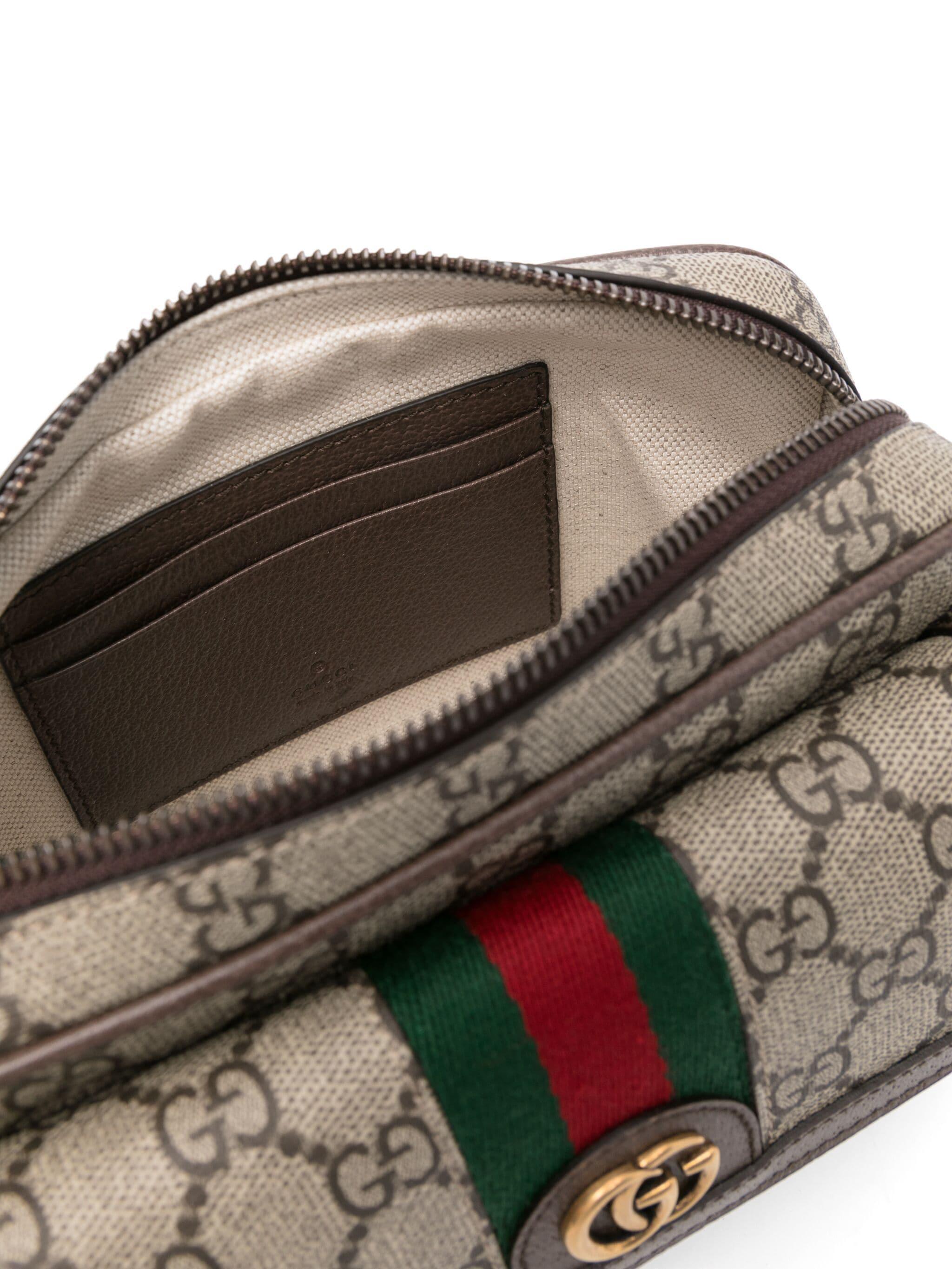 Gucci Grey GG Supreme Super Mini Bag - Banlieue91