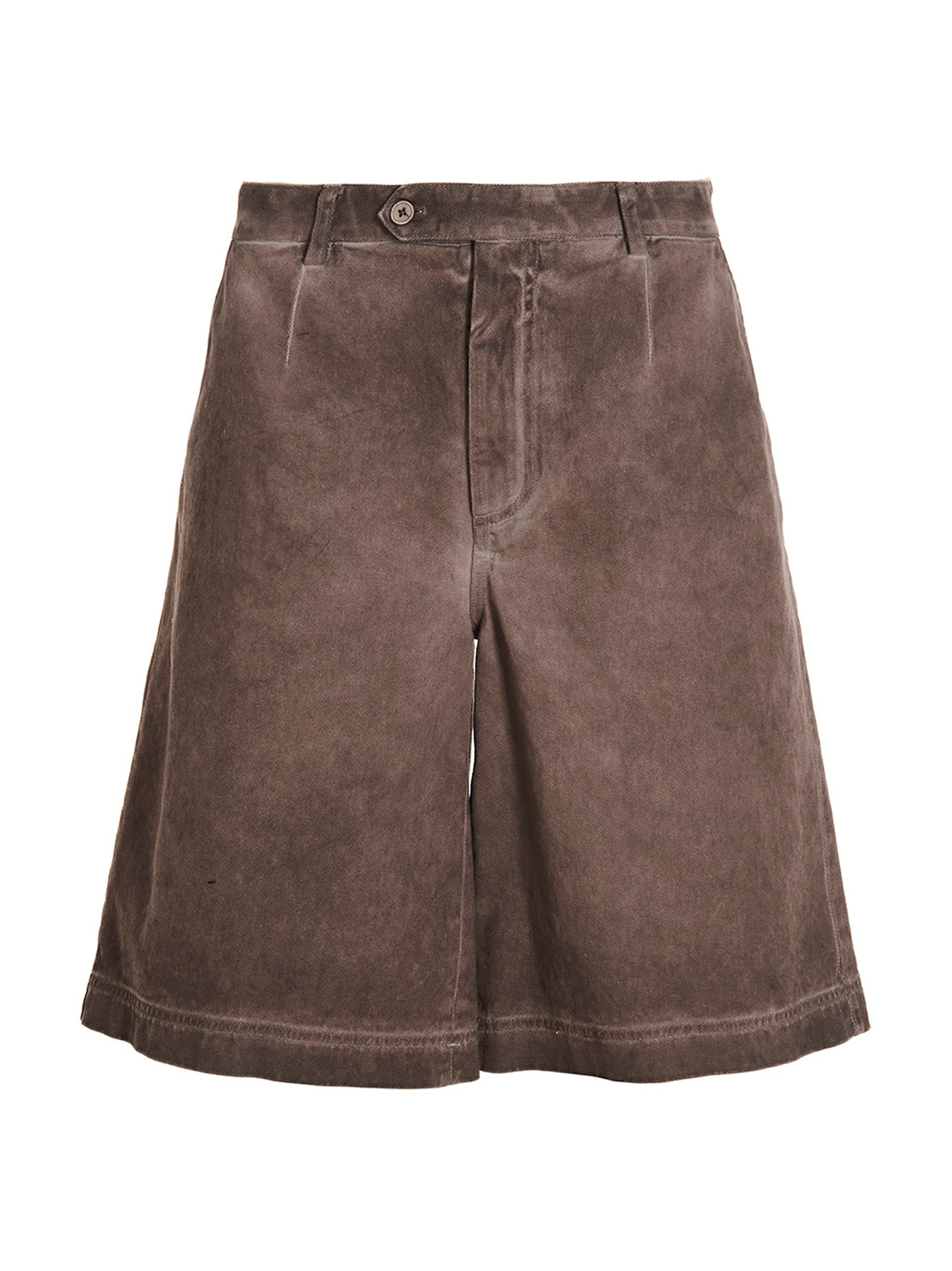 Dolce & Gabbana Logo Plaque Denim Bermuda Shorts - Banlieue91 -