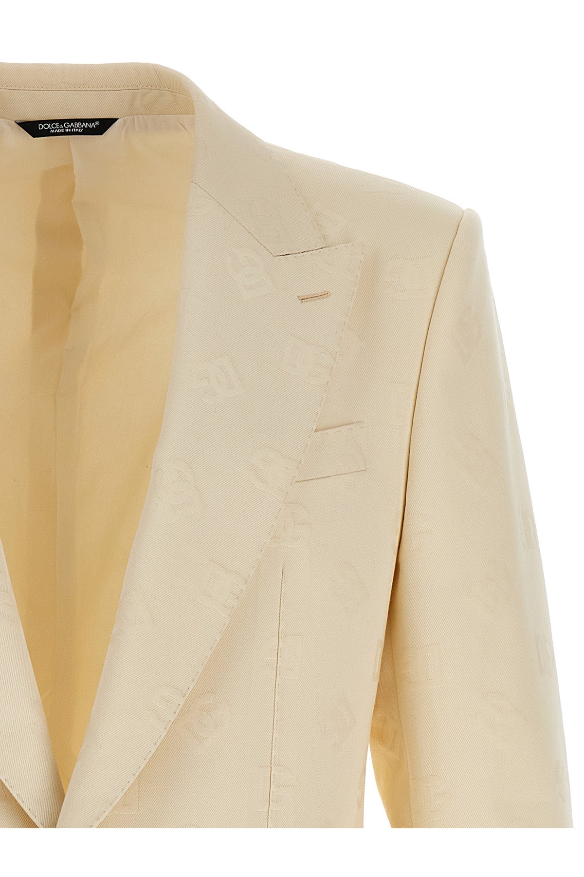 Dolce & Gabbana 'Dg Monogram' Single Breast Jacquard Blazer Jacket - Banlieue91 -