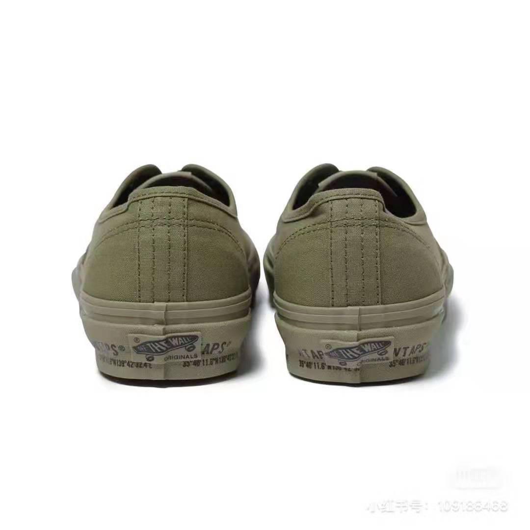 Vans Vault OG Authentic OG LX WTAPS Olive Drab - Banlieue91 -