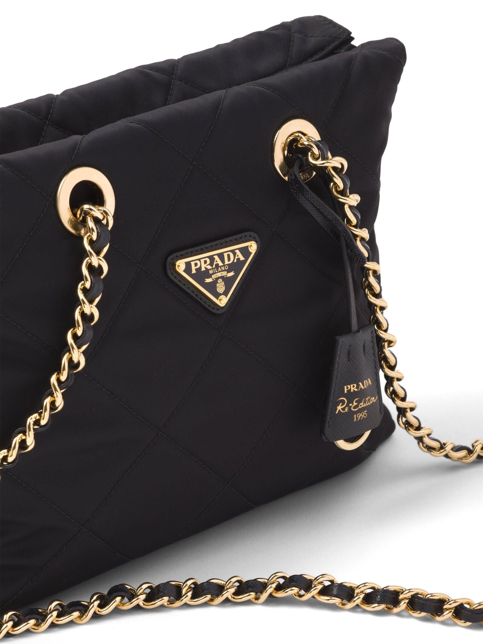 PRADA Re-Edition 1995 Shoulder Bag Nylon Black - Banlieue91