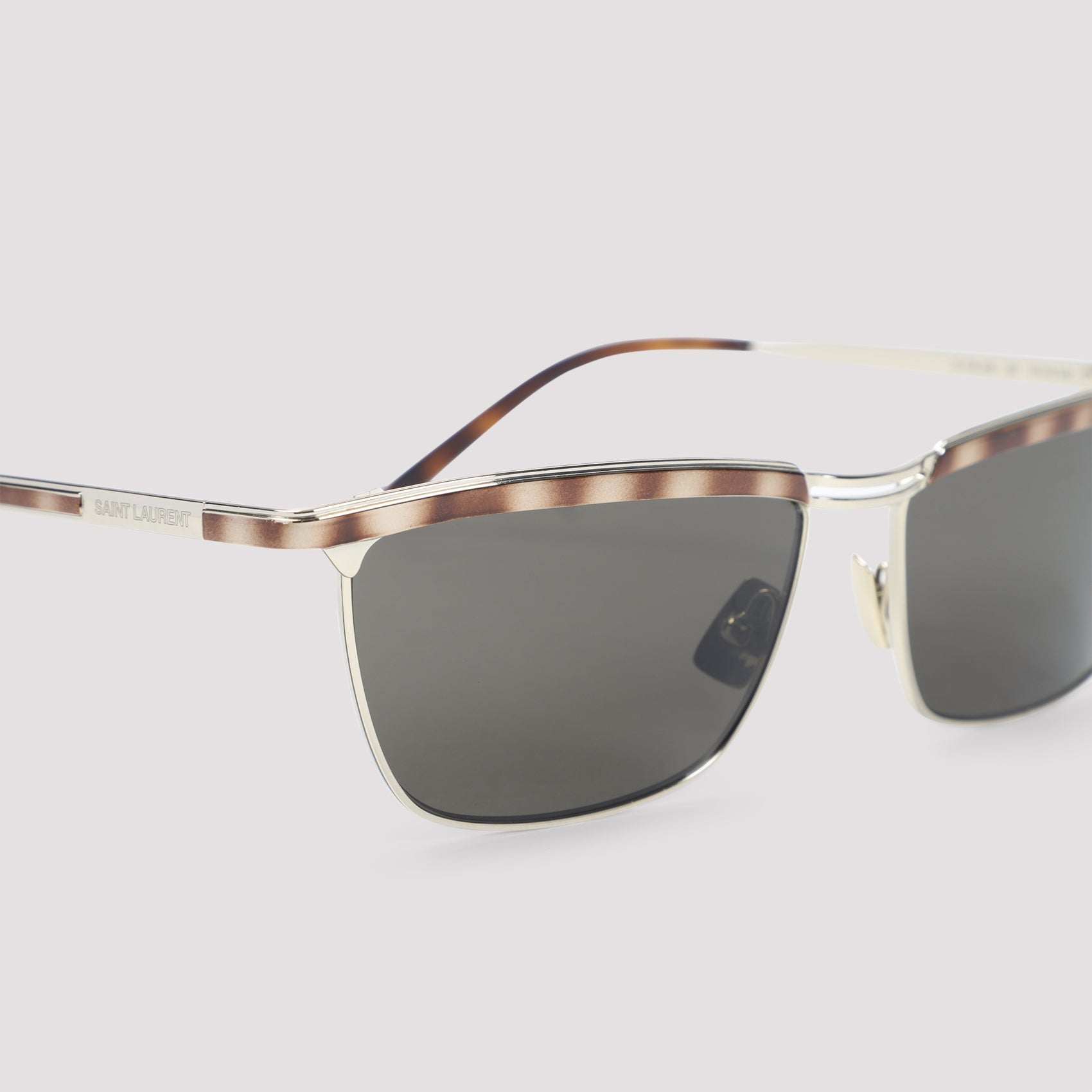 SAINT LAURENT Sleek Metallic Sunglasses for Men - Banlieue91 -