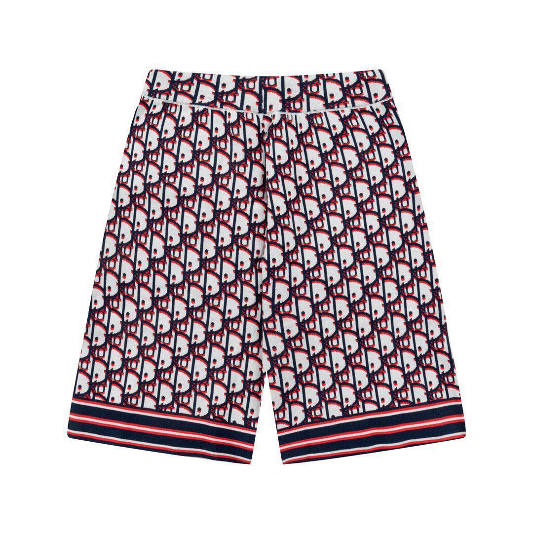 Dior Knit Basketball Shorts 'Red' - Banlieue91