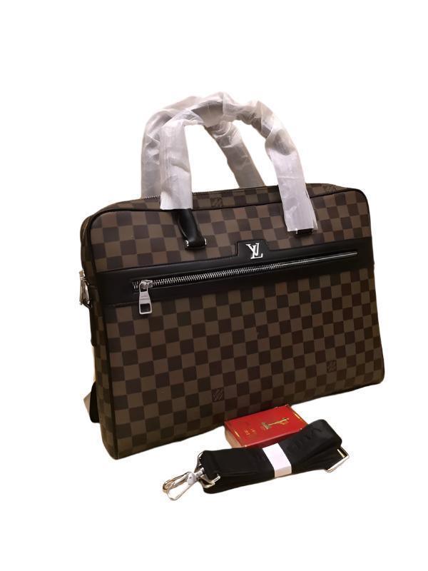 Louis Vuitton Brown Monogram Giant Empreinte Leather Onthego MM Men Bag - Banlieue91