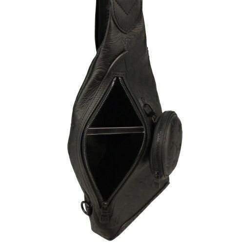 Louis Vuitton Black Monogram Embossed Duo Slingbag - Banlieue91