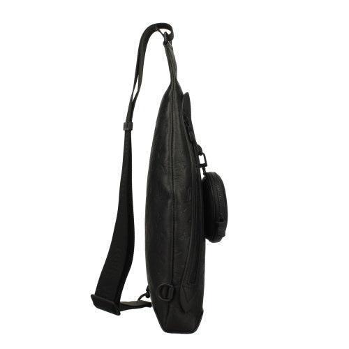 Louis Vuitton Black Monogram Embossed Duo Slingbag - Banlieue91