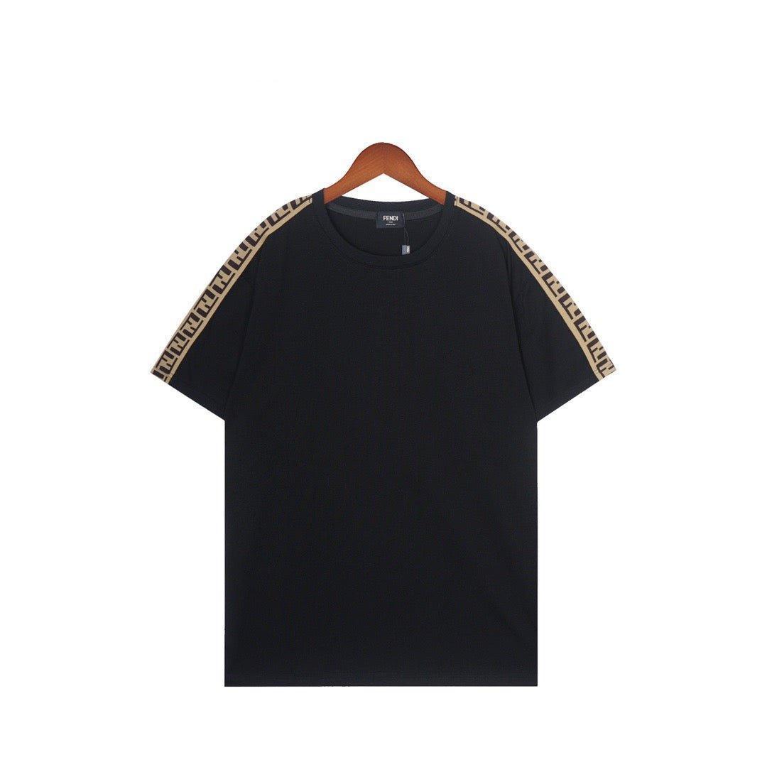 Fendi T-Shirt without Collar 'Black & Brown' - Banlieue91