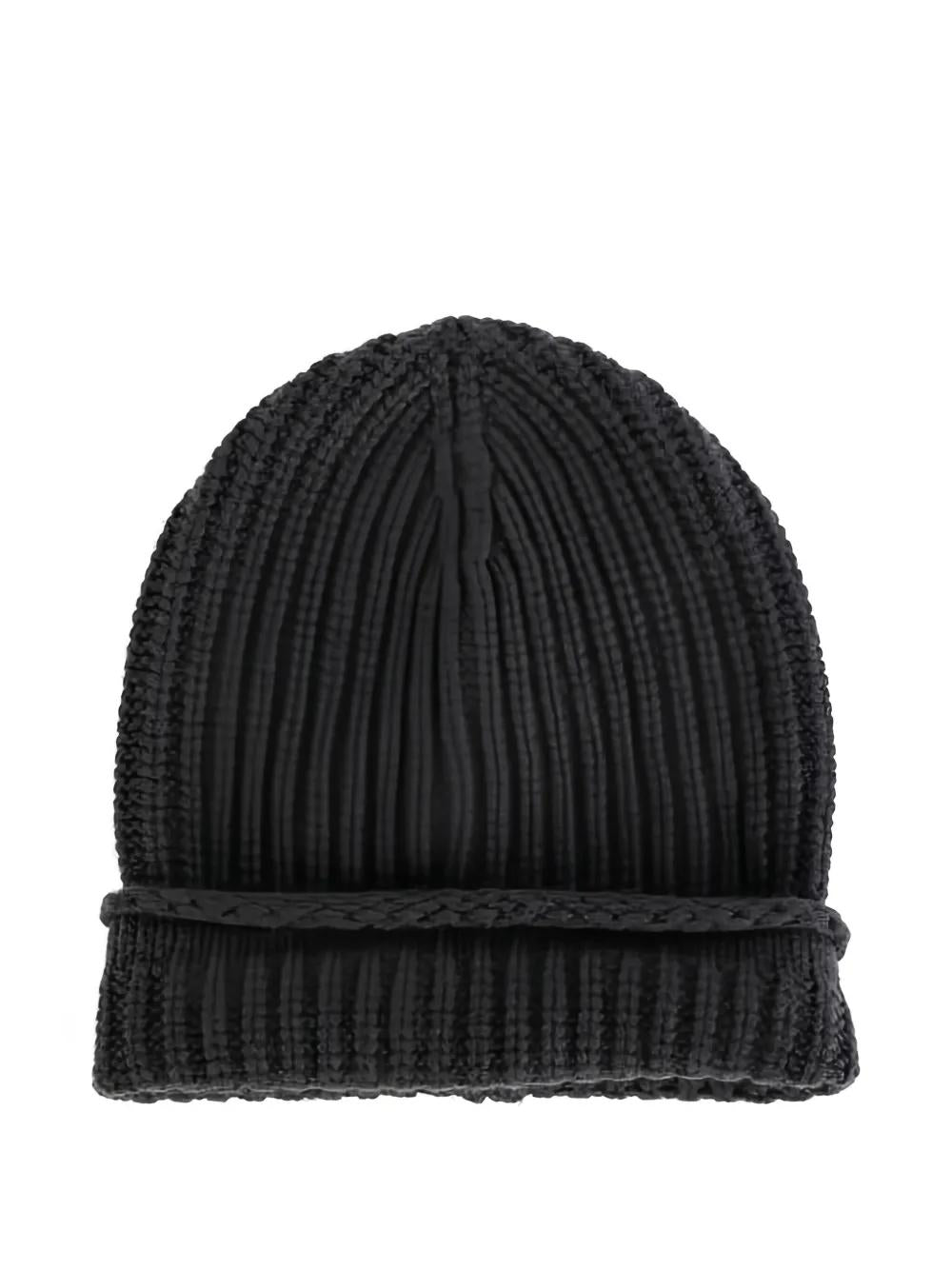CASEY CASEY Ribbed Roll-Up Beanie - Banlieue91 -