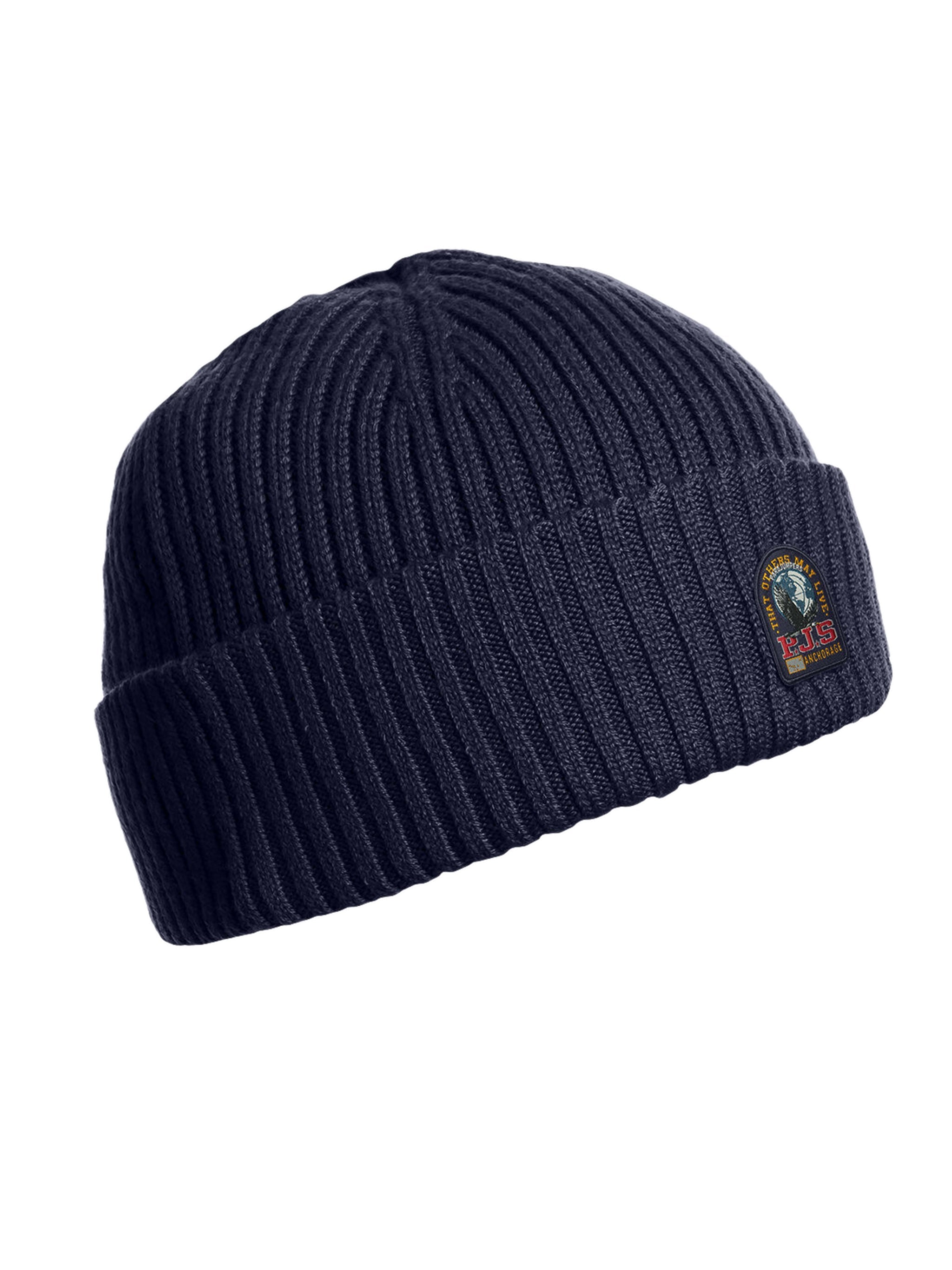 PARAJUMPERS Ribbed Beanie with Iconic Cuff Tape - Banlieue91 -