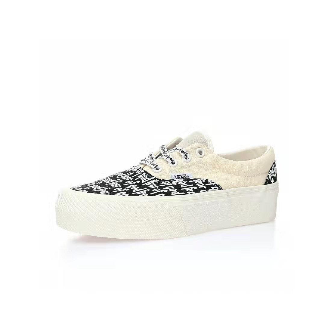 Fear of God x Vans Authentic Platform Low 'White/Black FOG' - Banlieue91