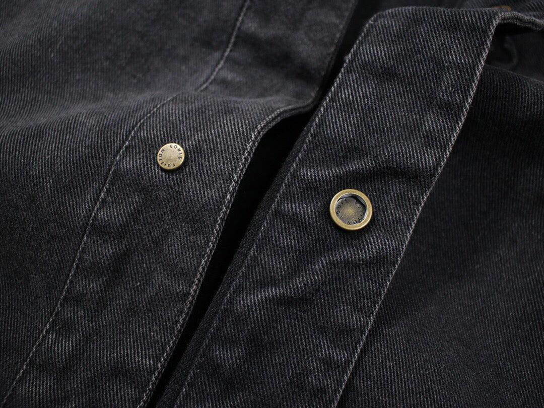 Louis Vuitton Denim Overshirt Black - Banlieue91