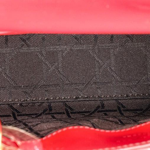 Christian Dior Lady Dior Bag Cannage Quilt Patent Mini - Banlieue91