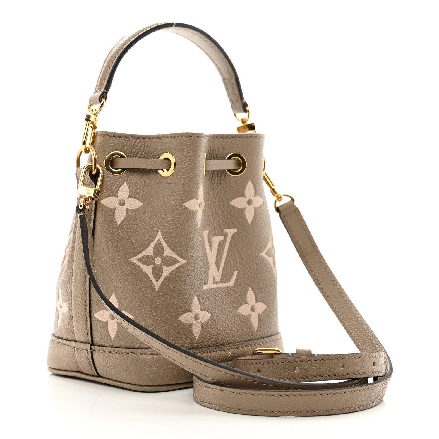 Louis Vuitton Empreinte Monogram Giant Nano Noe Tourterelle Creme - Banlieue91