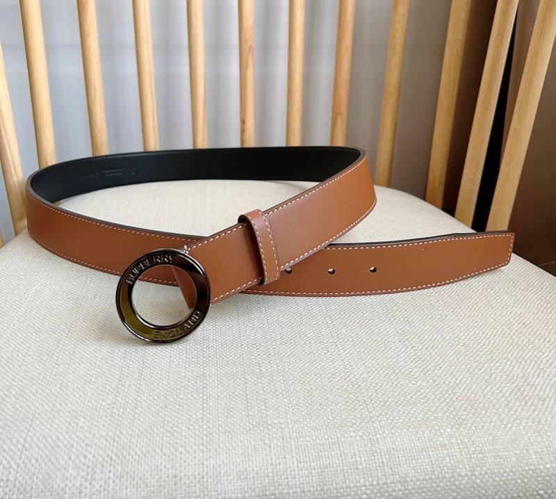 Burberry Leather Vintage Belt 'Brown' - Banlieue91