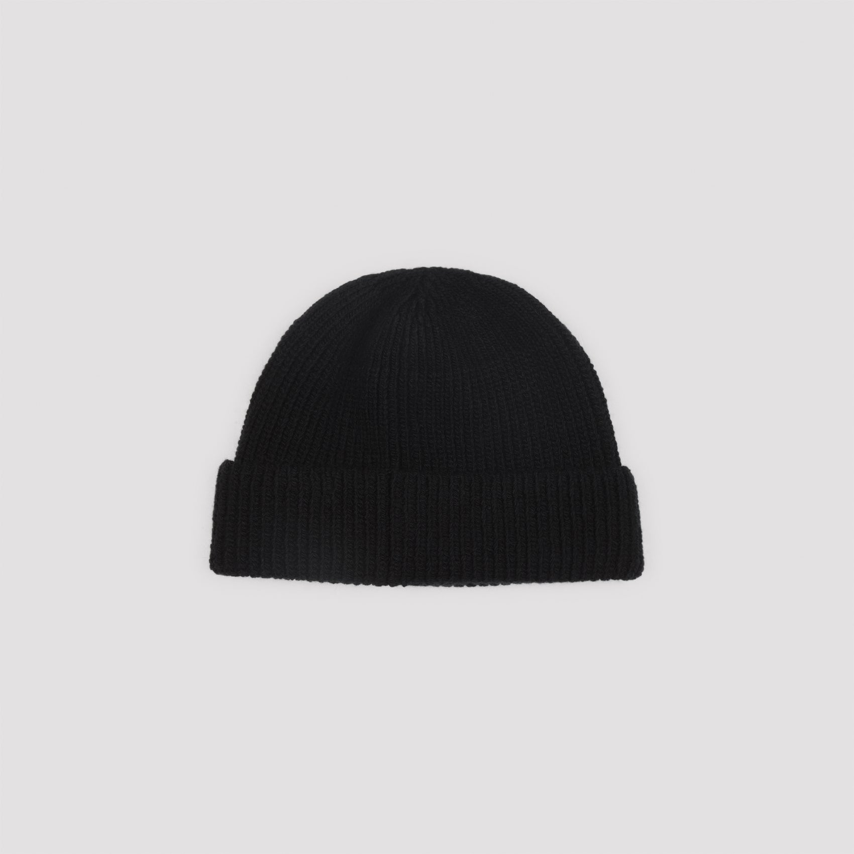 PRADA Ribbed Wool and Cashmere Beanie with Triangle Logo - Banlieue91 -