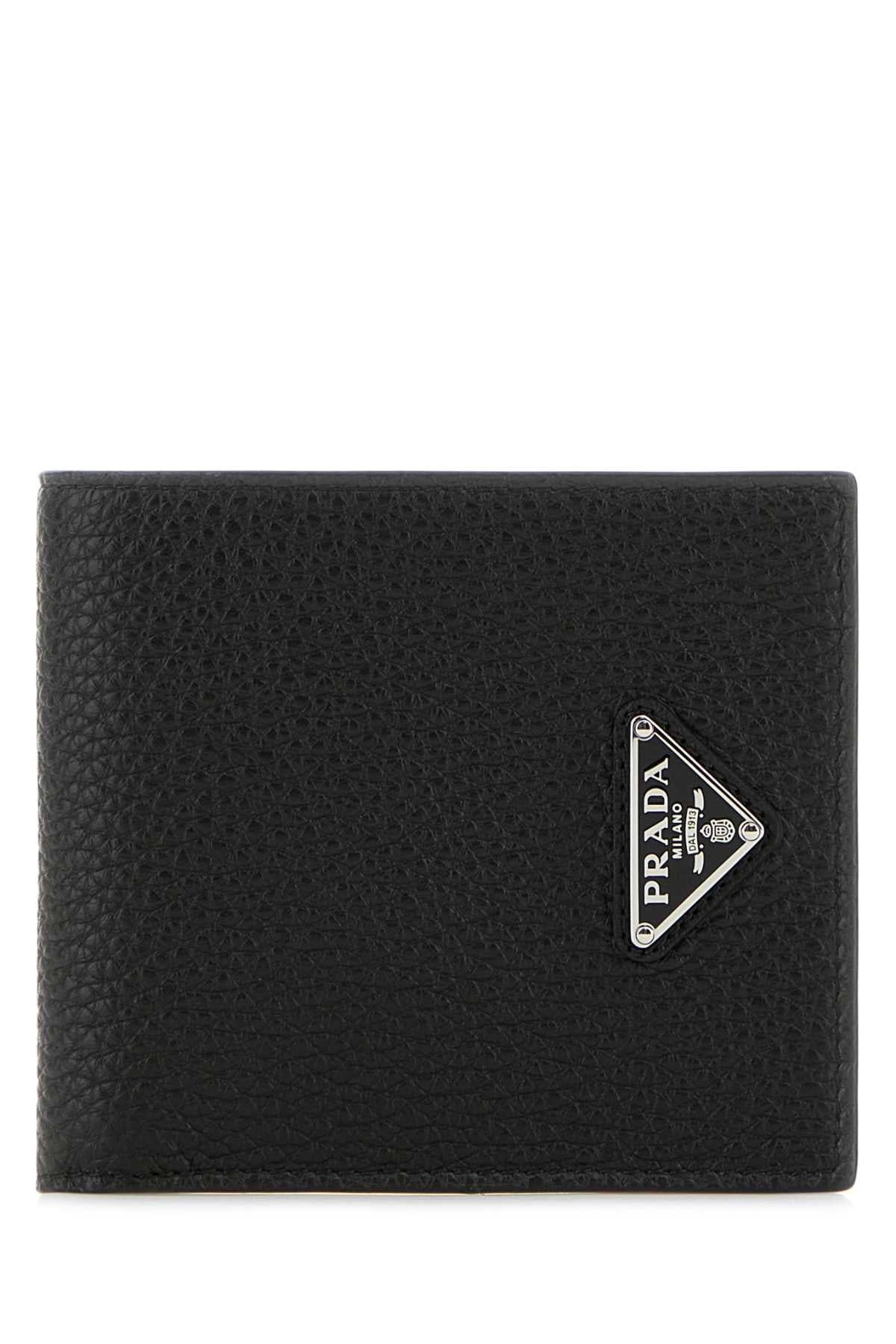 PRADA Mini Leather Wallet with Logo - Banlieue91 -