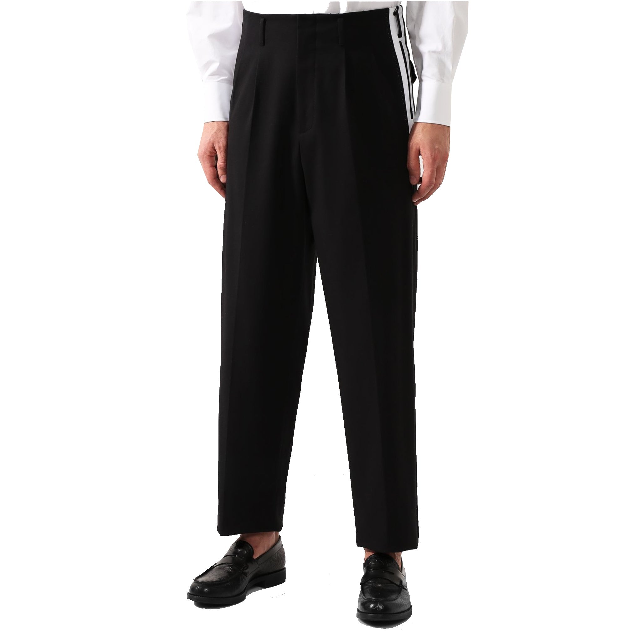 Dolce & Gabbana Side Stripe Pleat Trousers - Banlieue91 -