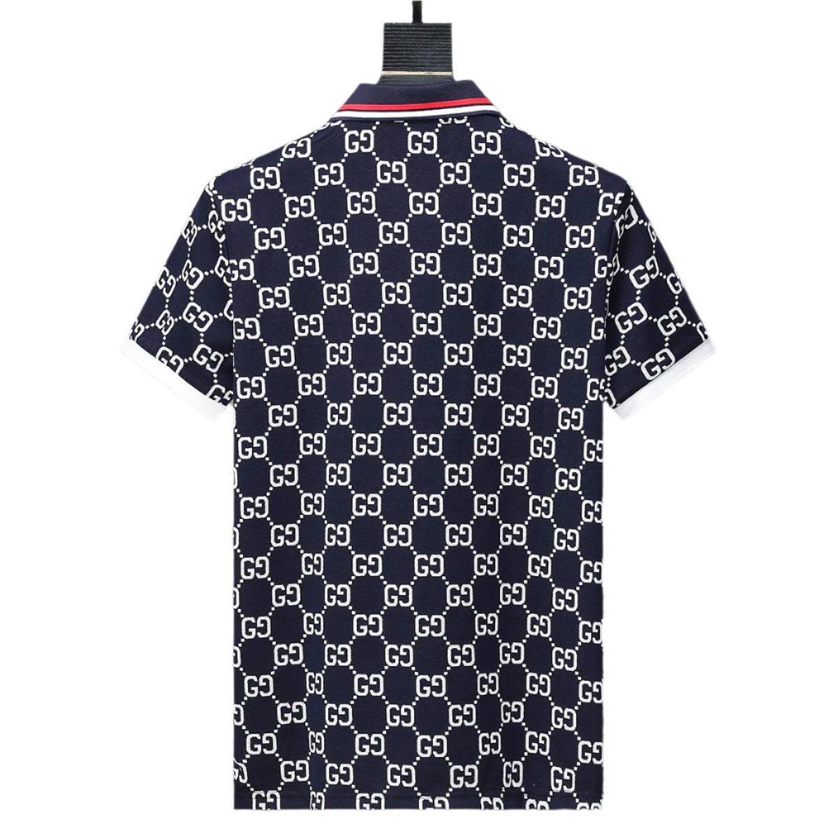 Gucci Black T-shirt with a collar - Banlieue91
