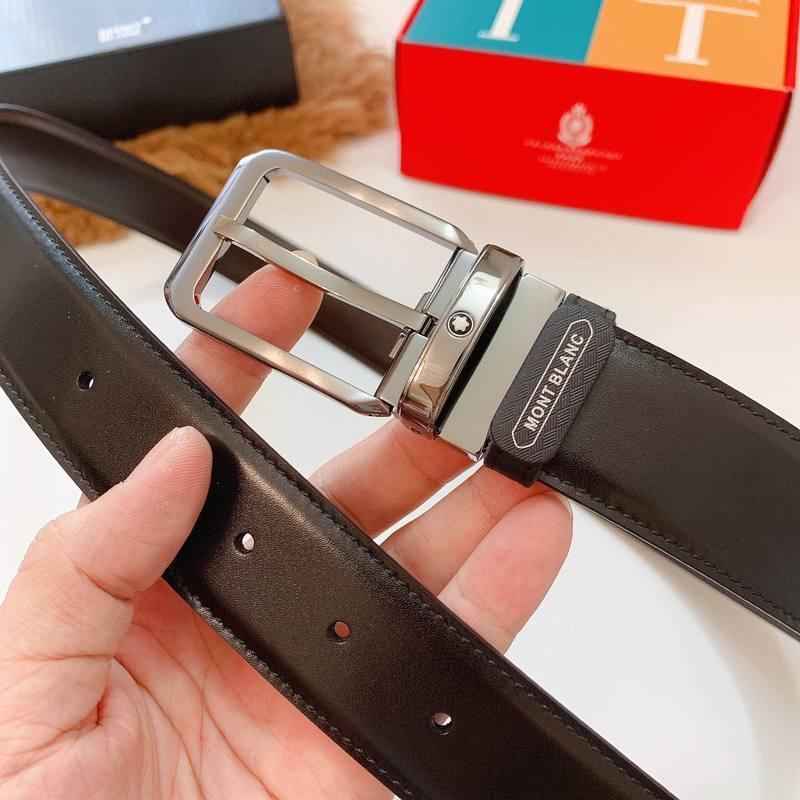 Mont Blanc Men's Belt 'Black' - Banlieue91