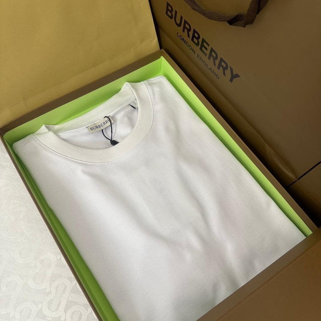 Burberry T-Shirt Without Collar 'White' - Banlieue91