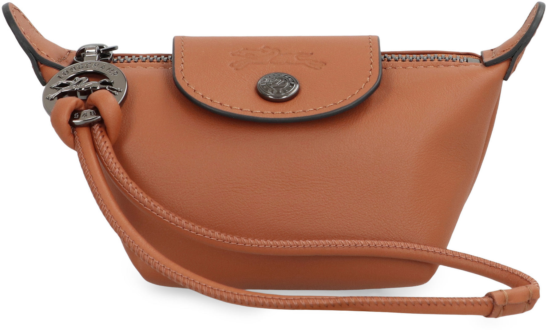 LONGCHAMP Mini Smooth Leather Wallet with Zipper Closure - Banlieue91 -