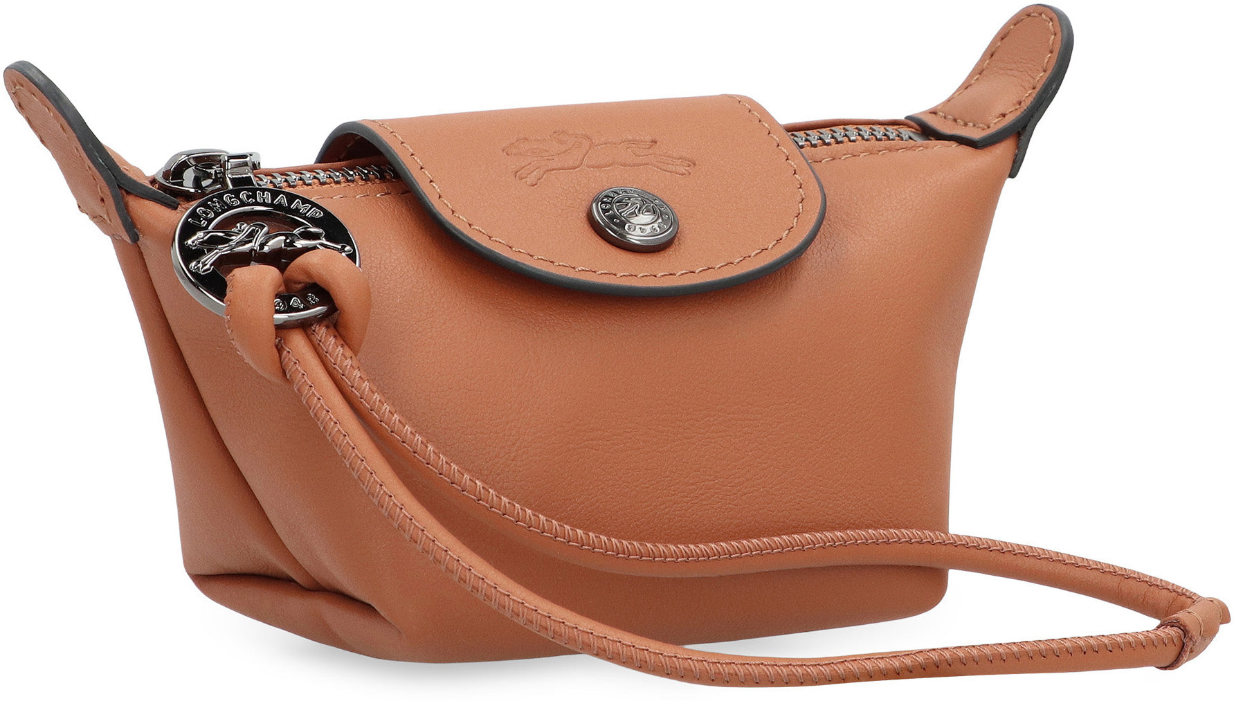 LONGCHAMP Mini Smooth Leather Wallet with Zipper Closure - Banlieue91 -