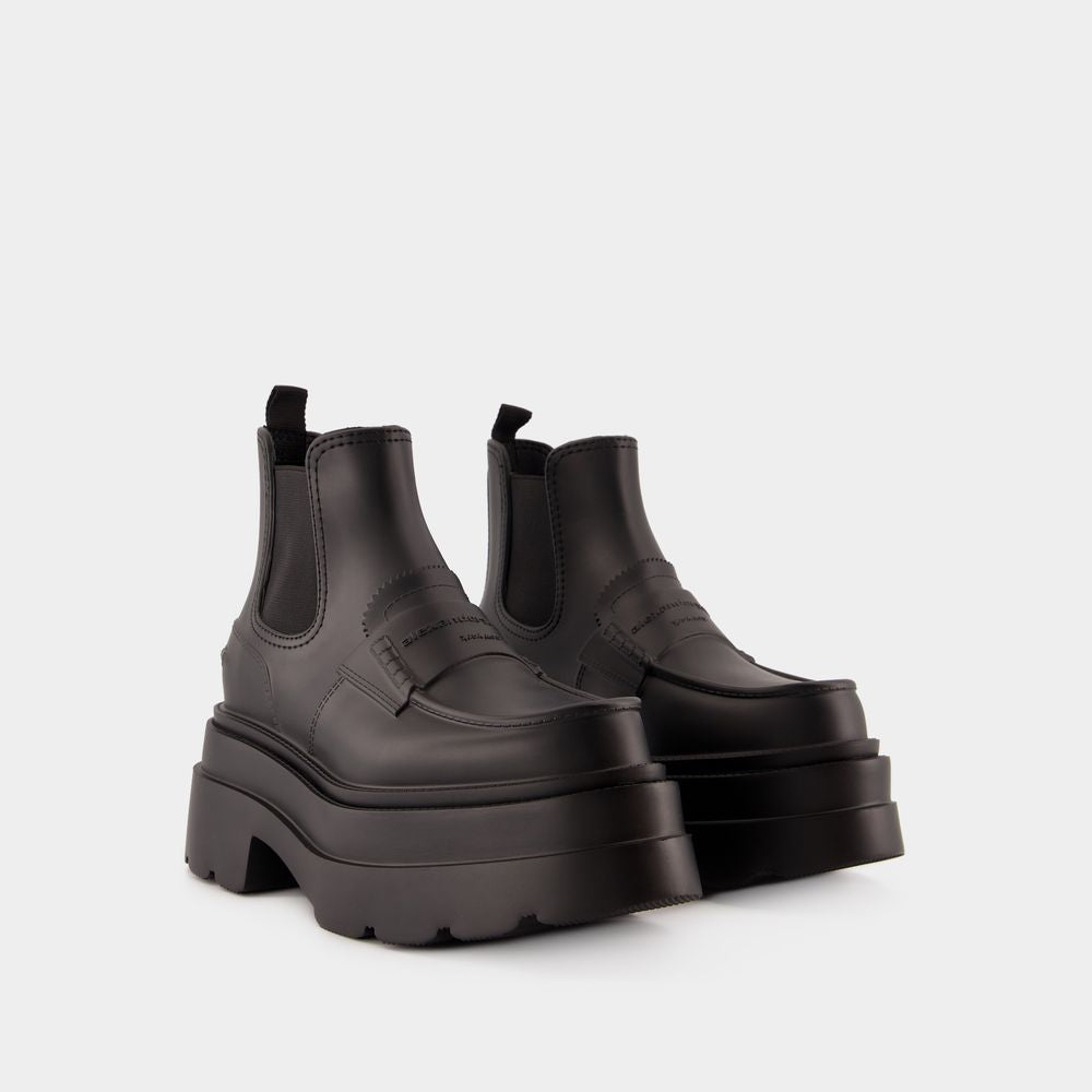 ALEXANDER WANG Carter Platform Rain Ankle Boots - Banlieue91 -