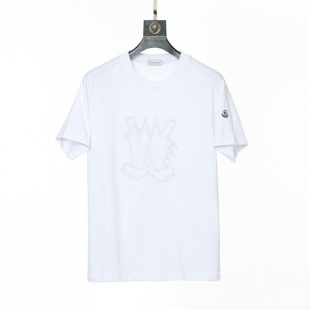 Moncler T-Shirt Without Collar 'White' - Banlieue91