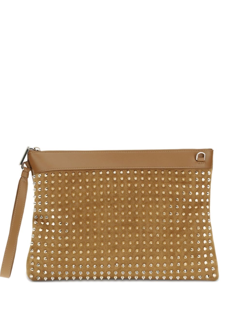 CHRISTIAN LOUBOUTIN Suede Texture Mini Wallet with Zip Fastening - Banlieue91 -