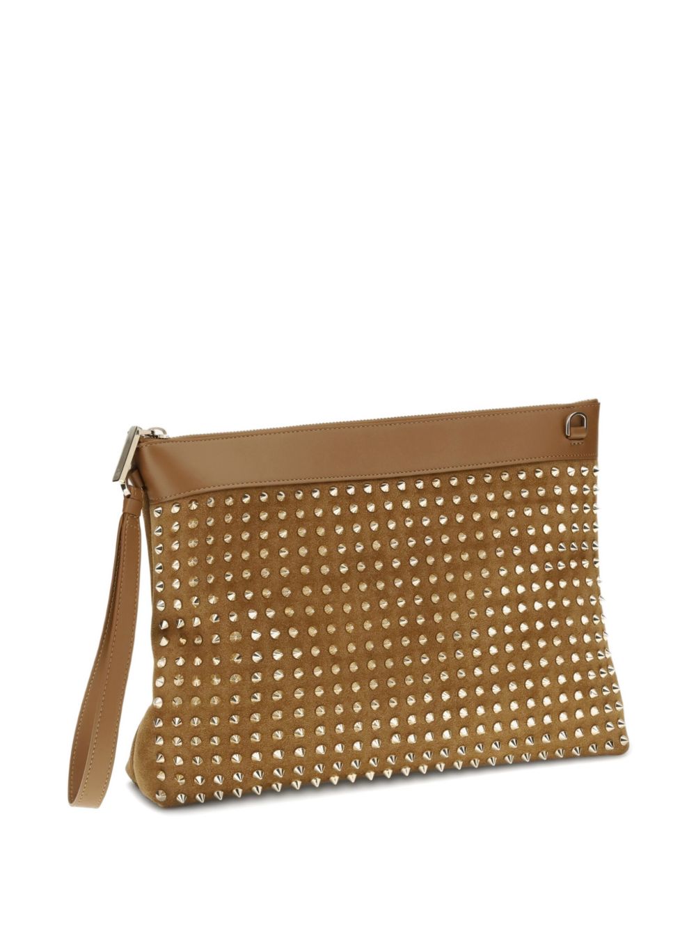 CHRISTIAN LOUBOUTIN Suede Texture Mini Wallet with Zip Fastening - Banlieue91 -