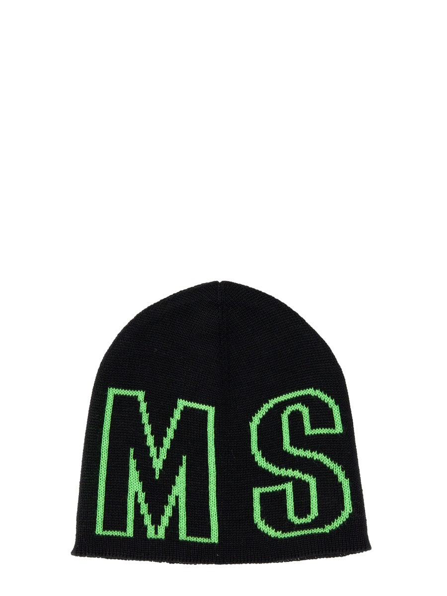 MSGM Logo Beanie Hat for Men - Banlieue91 -