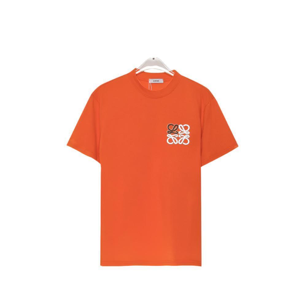 Loewe T-Shirt Without Collar 'Orange' - Banlieue91