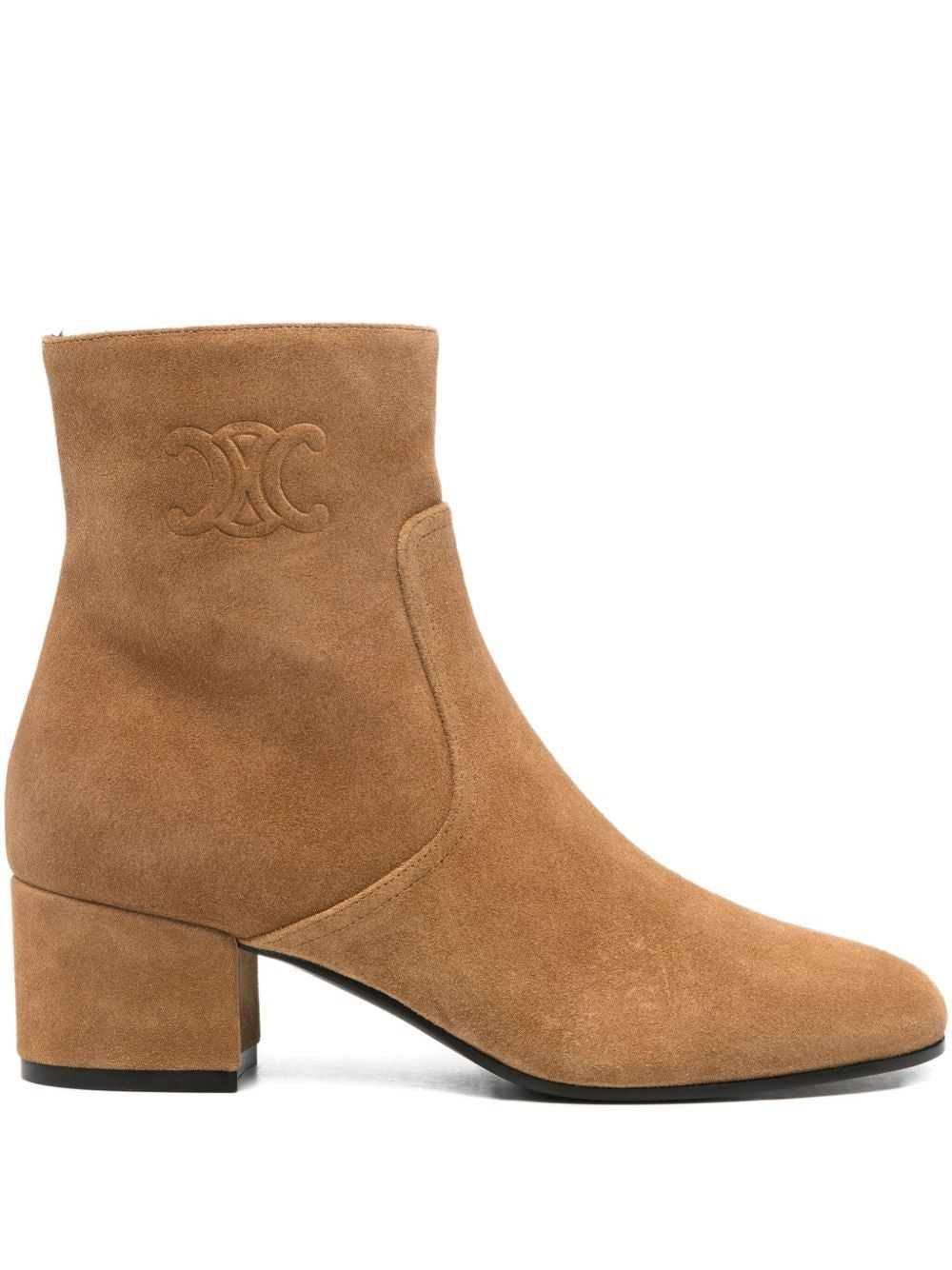 CELINE Suede Ankle Boots with Medium Heel - Banlieue91 -