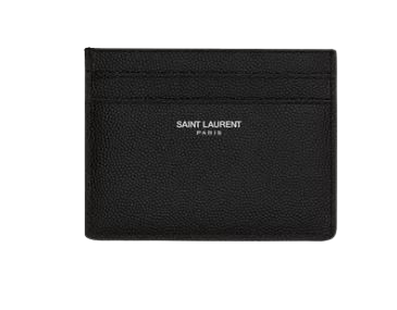 SAINT LAURENT Mini Leather Cardholder - Banlieue91 -