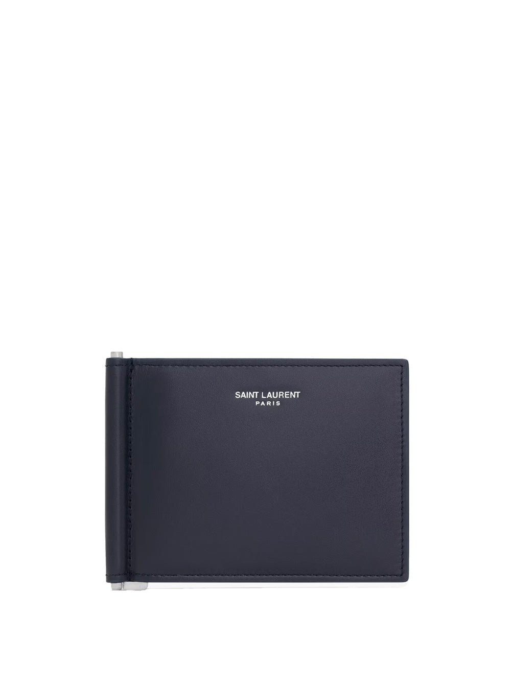 SAINT LAURENT Mini Leather Bill Clip Wallet - Banlieue91 -