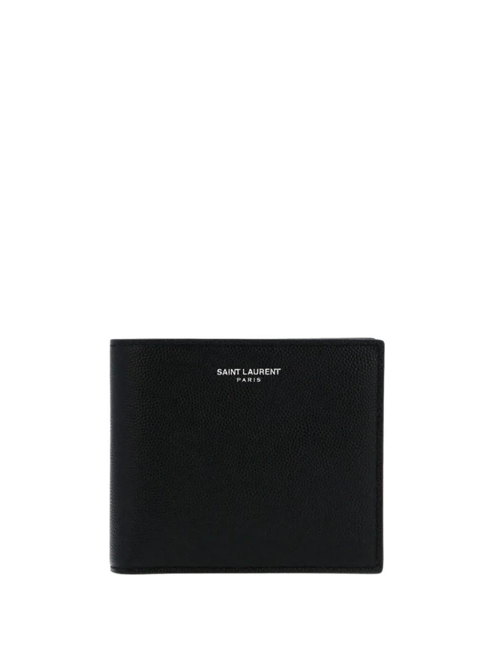 SAINT LAURENT Mini East/West Leather Wallet - Banlieue91 -