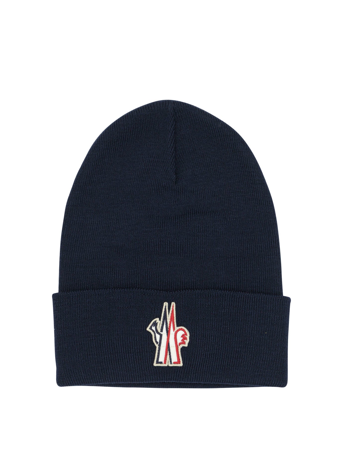 MONCLER GRENOBLE Wool Beanie for Men - Classic Logo Design - Banlieue91 -