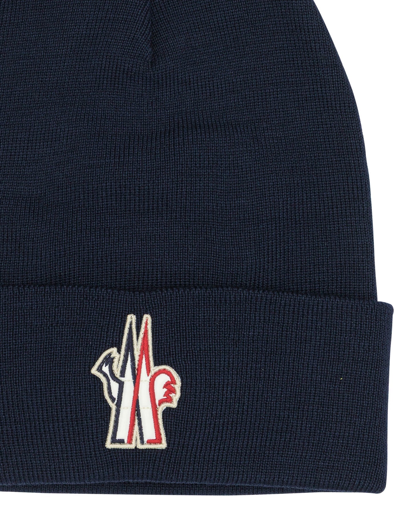 MONCLER GRENOBLE Wool Beanie for Men - Classic Logo Design - Banlieue91 -