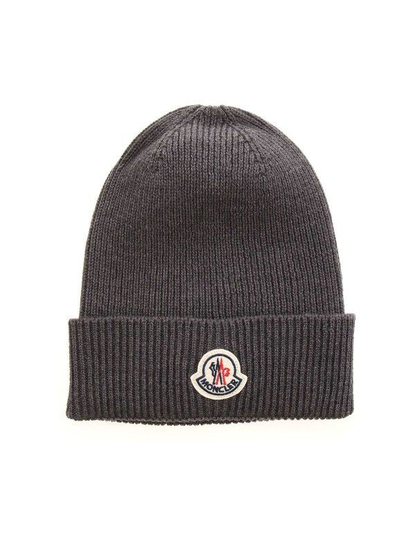 MONCLER Men's Virgin Wool Bonnet for FW25 - Banlieue91 -