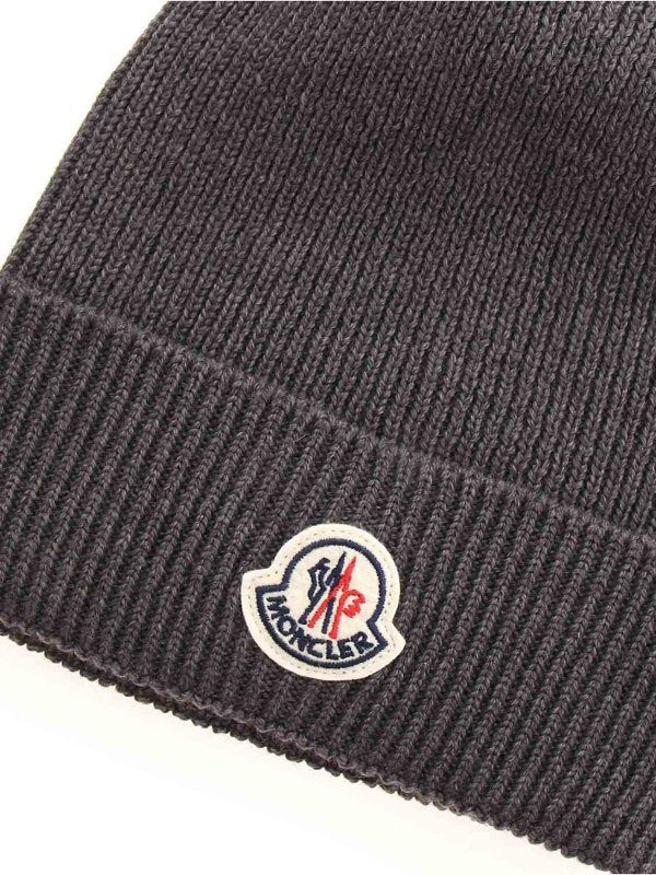 MONCLER Men's Virgin Wool Bonnet for FW25 - Banlieue91 -