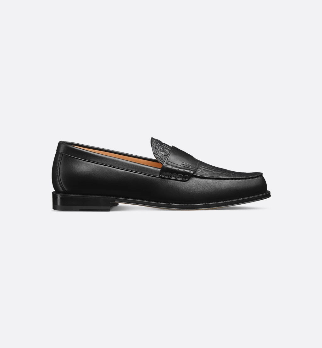 DIOR HOMME Men's Leather Loafers - FW25 Collection - Banlieue91 -