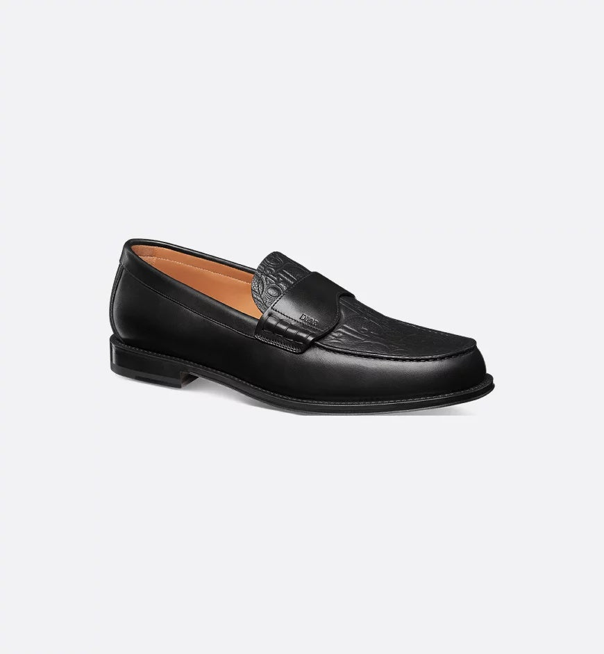 DIOR HOMME Men's Leather Loafers - FW25 Collection - Banlieue91 -