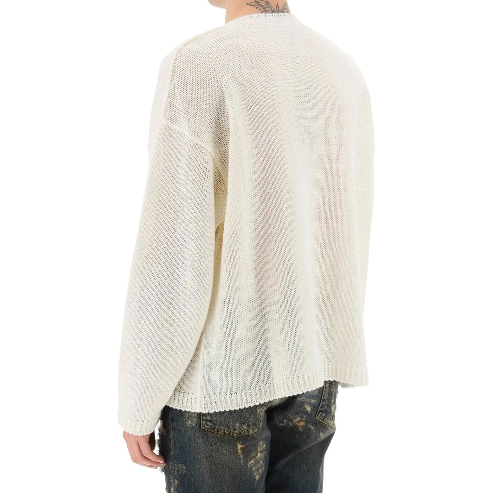 Dolce & Gabbana Linen Logo Sweater - Banlieue91 -