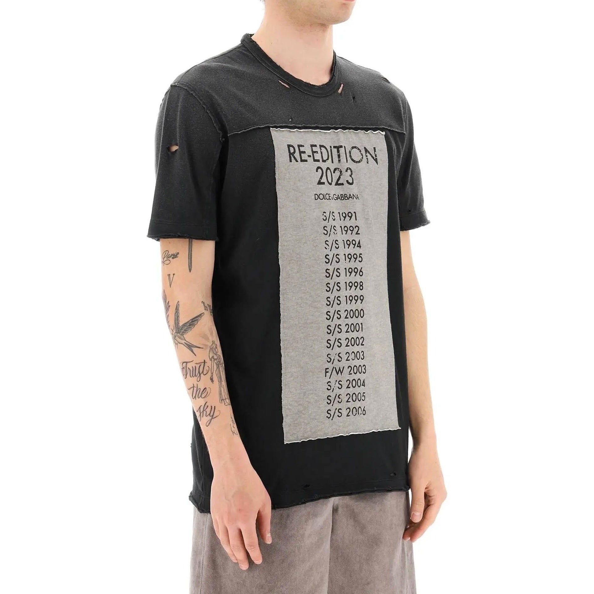 Dolce & Gabbana Printed Cotton T Shirt - Banlieue91 -